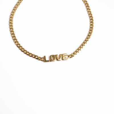 Love Curb Chain Bracelet