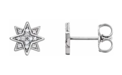 Compass Rose Studs