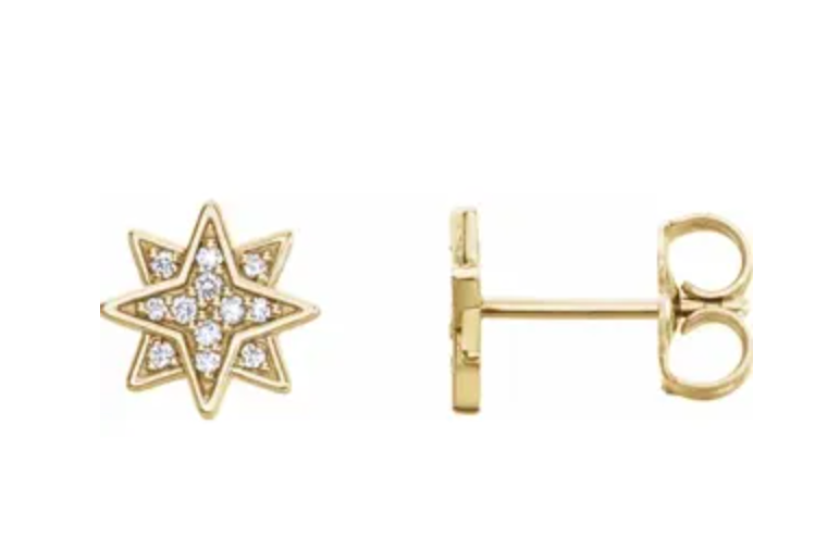 Compass Rose Studs