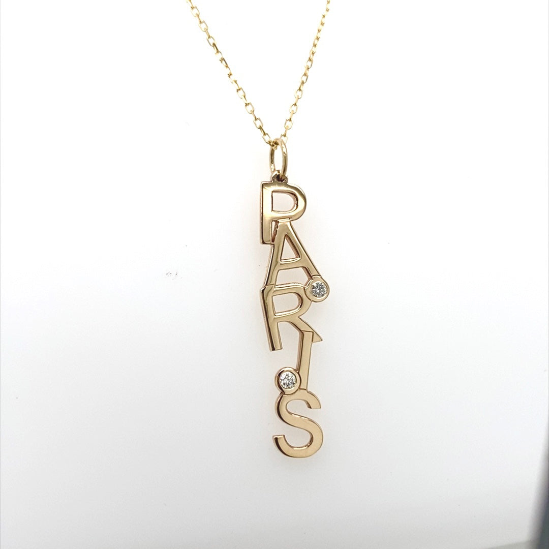 Dancing Letters Necklace